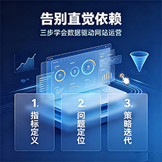 南山建站-告别直觉依赖：三步学会数据驱动网站运营